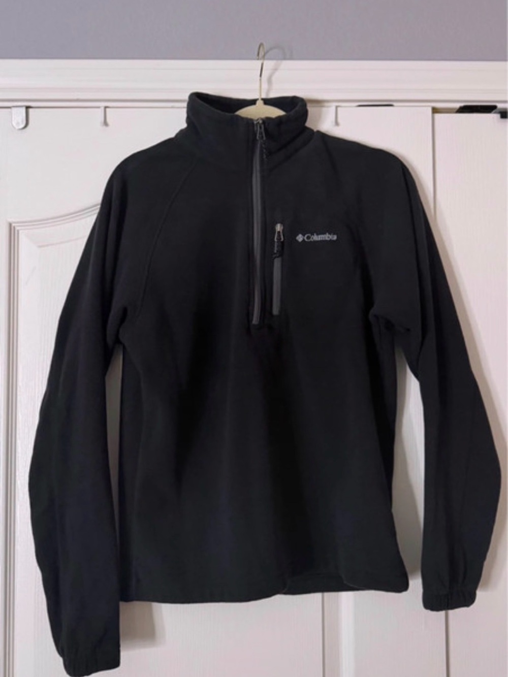 Columbia Men's Black Half-Zip Fleece Pullover
